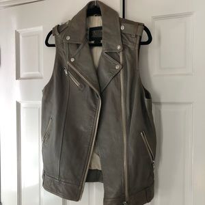 Mackage leather vest